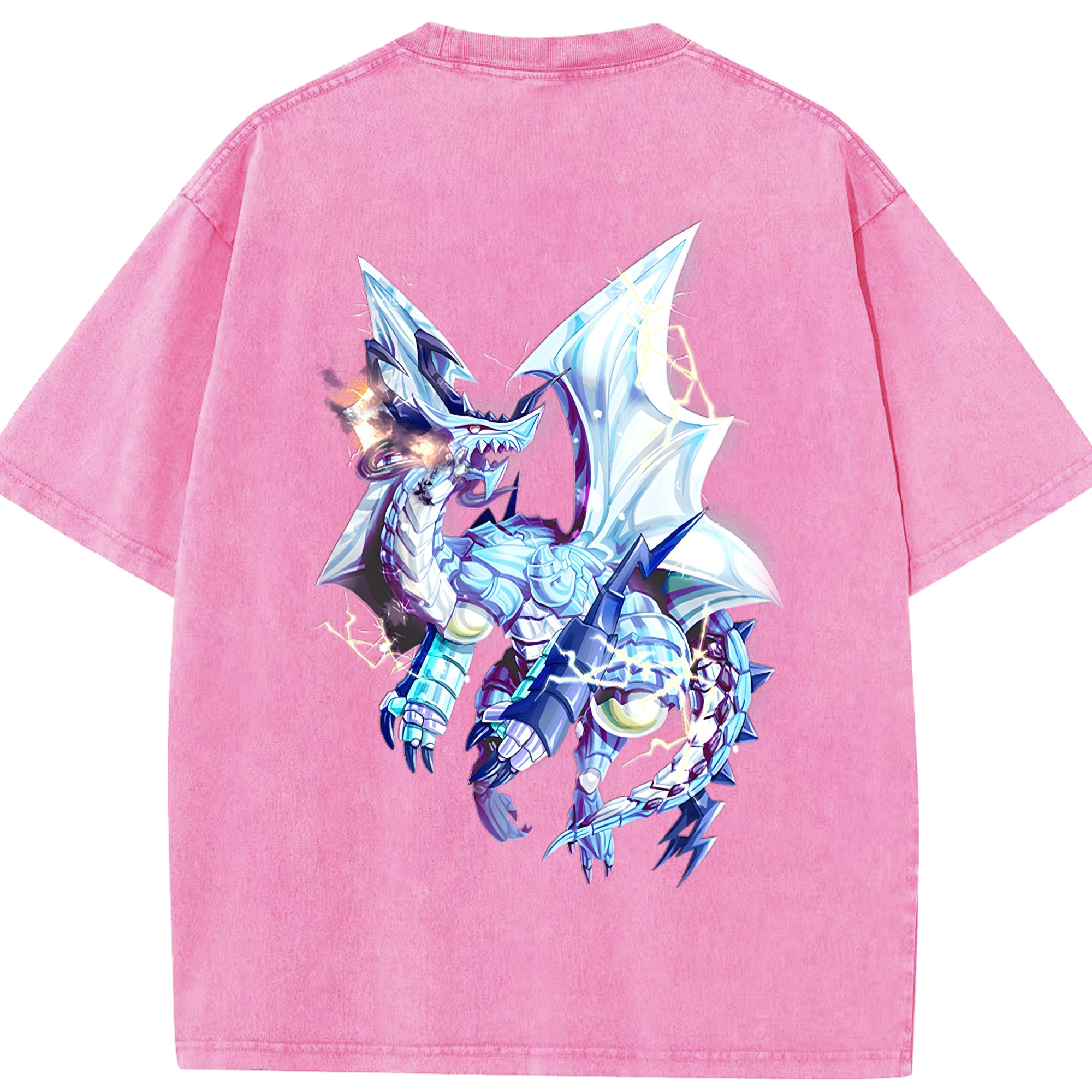 （画像用） 遊☆戯☆王 Yu-Gi-Oh! 綿100% ヴィンテージ風 半袖Tシャツ（背面プリント）